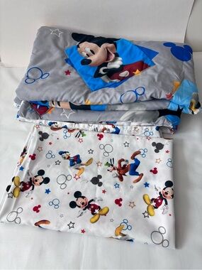 Mickey Mouse Kids reversibleDisney Donald Duck Goofy Comforter Sheet and Set